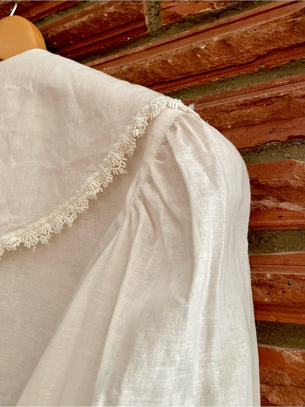 Vintage boho Natural fiber blouse - Picture 7 of 10